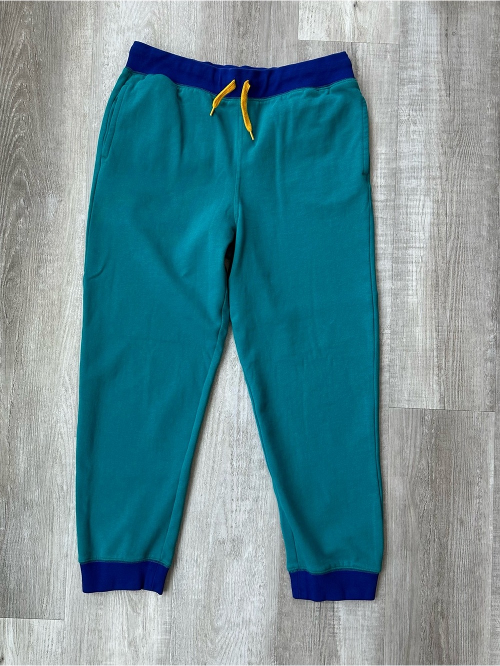 Lands End Colorblock Fleece Jogger Sweatpants Womens Size XXL